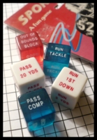 Dice : Dice - Game Dice - Sportz Dice Football by Tevele 1986 - Ebay June 2010